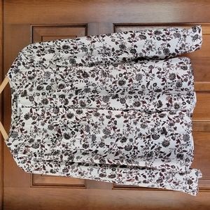 Floral Buttondown LOFT Blouse